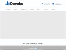 Tablet Screenshot of deveko.com